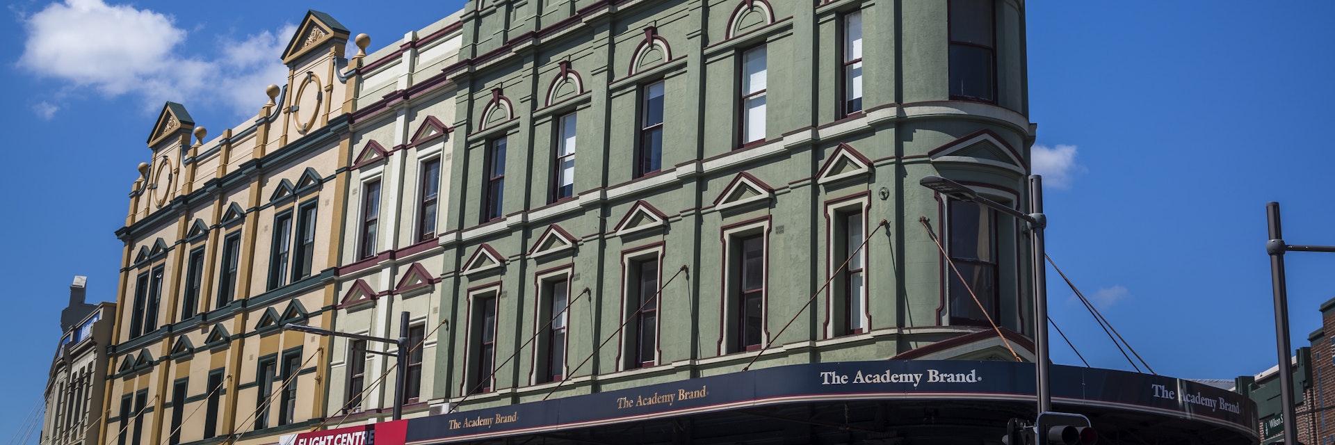 Vernacular architecture on King Street, Newtown, NSW, Sydney, Australia